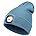 USB Rechargeable LED Beanie Hat for Outdoor Activities  Grey